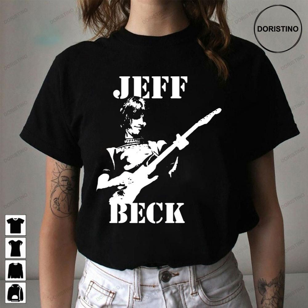 The White Stencil Jeff Beck Awesome Shirts